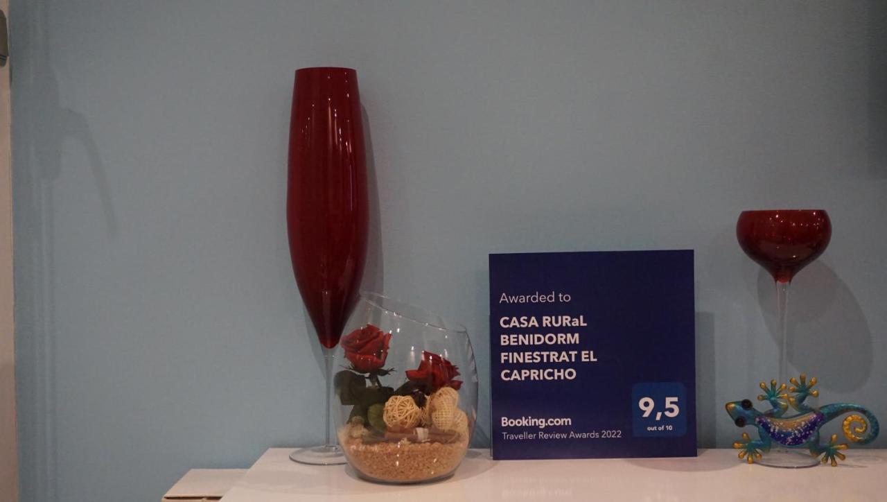 Casa Rural Benidorm Finestrat El Capricho Εξωτερικό φωτογραφία