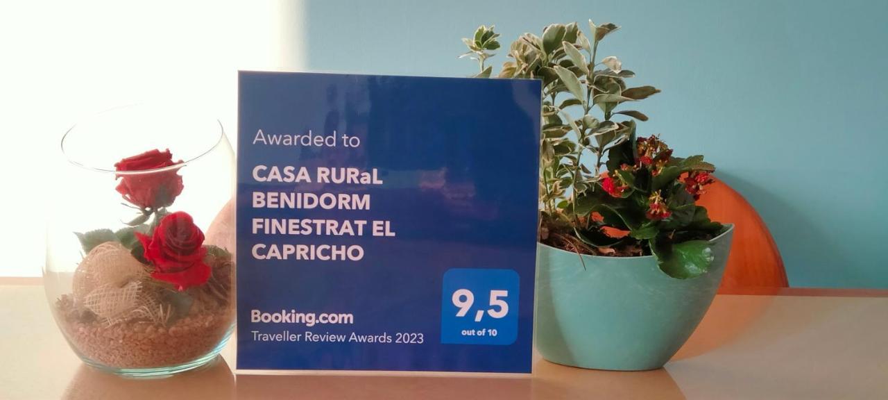 Casa Rural Benidorm Finestrat El Capricho Εξωτερικό φωτογραφία